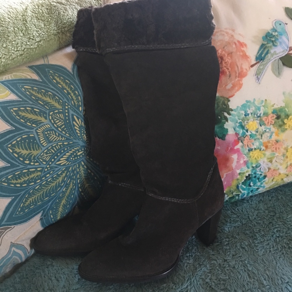🆕brown suede boot made by Nordstrom